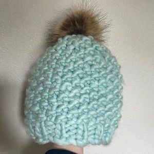 Yarn Beanie with puff